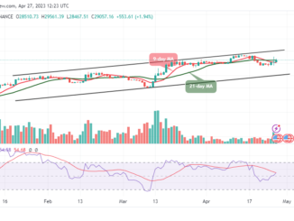 Bitcoin Price Prediction for Today, April 27: BTC/USD Bounces Above $29,000 Resistance Level