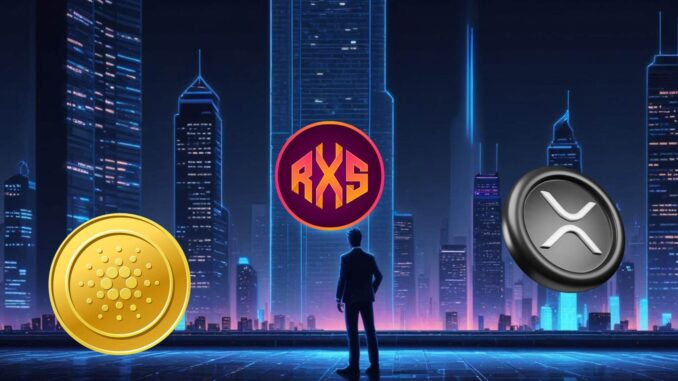 Cardano (ADA) and Ripple (XRP) expected to sink while Rexas Finance (RXS) eyes a new All-Time High